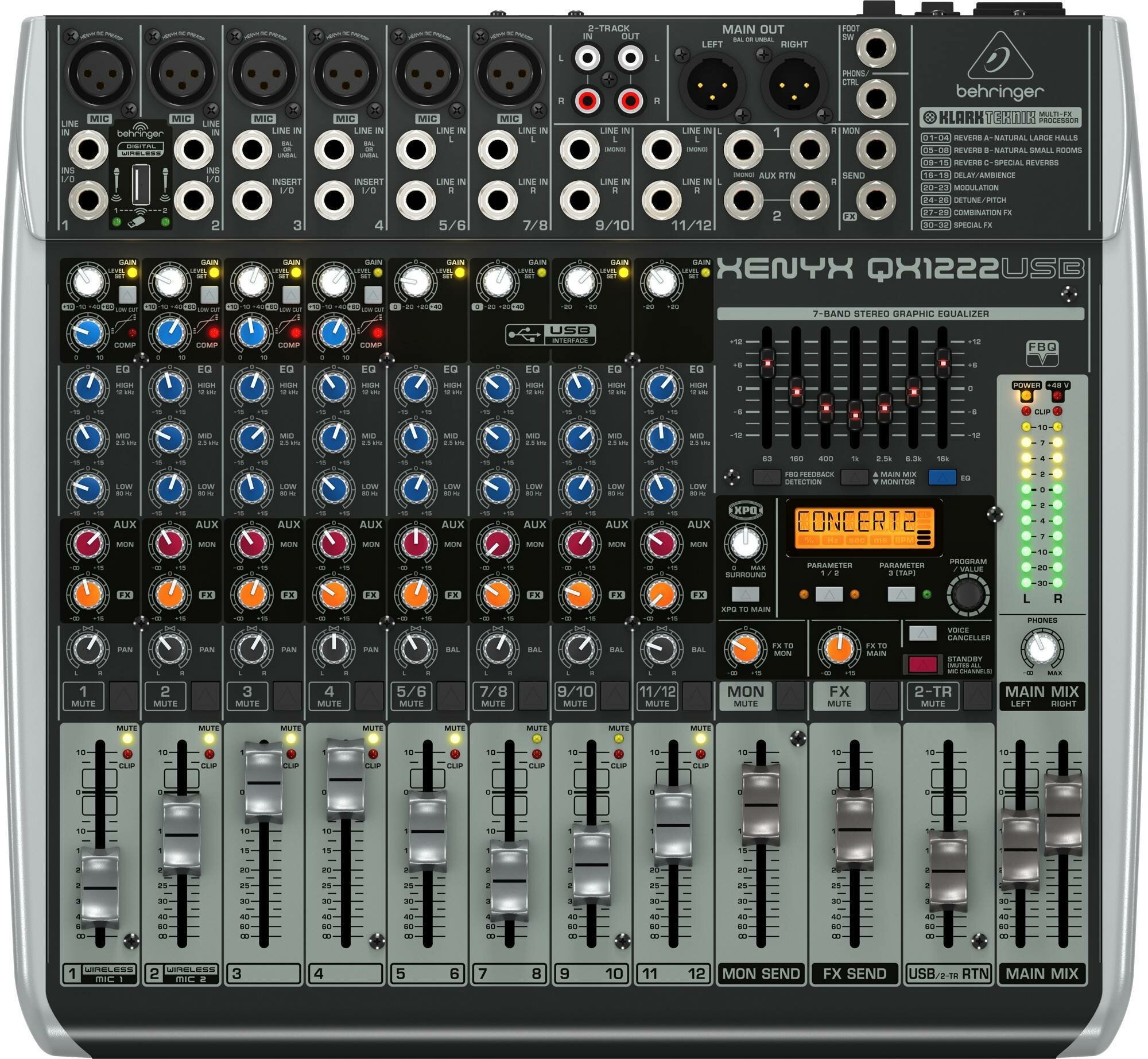   BEHRINGER XENYX QX1222USB