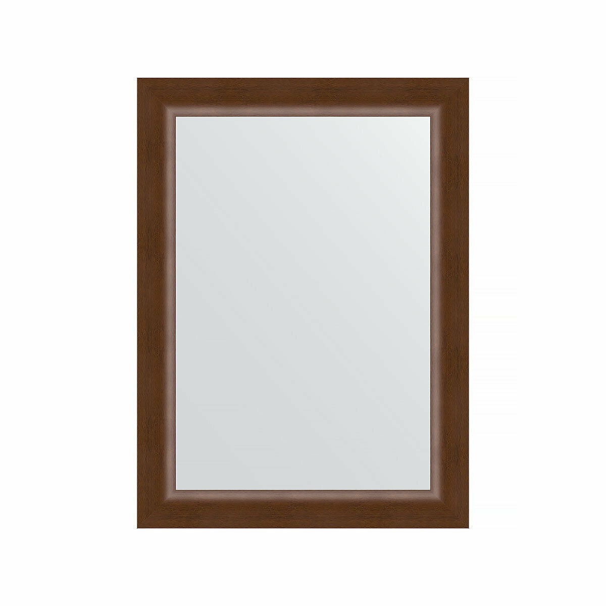Зеркало в багетной раме - орех 65 mm