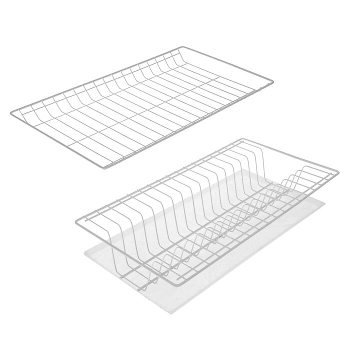 Комплект посудосушителей с поддоном для шкафа 50 см, 46,5×26,5 см, цвет белый - фотография № 2
