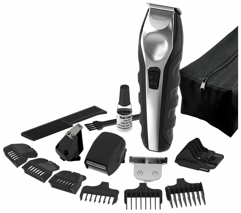 Машинка для стрижки волос и бороды Wahl Ergonomic Total Grooming Kit 9888-1216