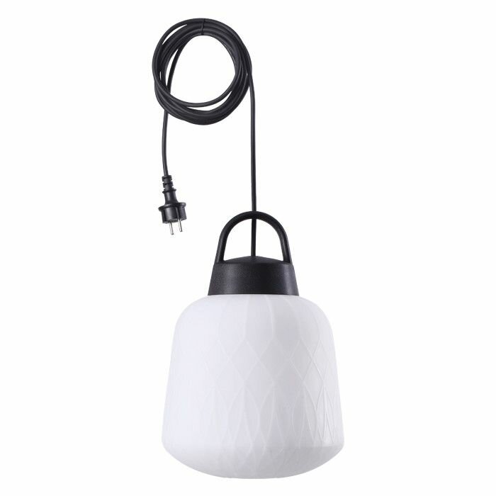 NOVOTECH 370644 STREET NT19 299 белый абажур/черная арматура Подвесной светильник IP44 Е27 60W 220-240V CONTE