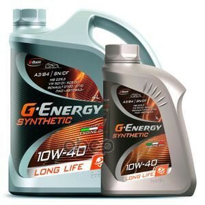 Масло G-Energy Synthetic Long Life 10w-40 5л G-Energy арт. 253142396