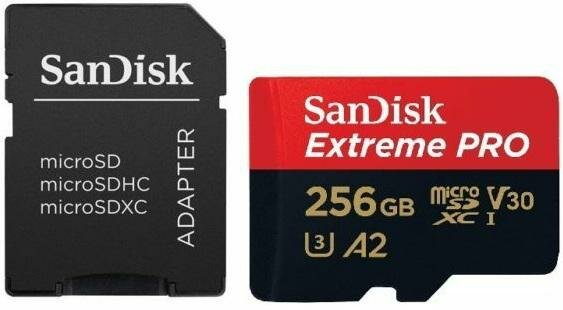 Карта памяти microSDXC 256Gb SanDisk SDSQXCD-256G-GN6MA