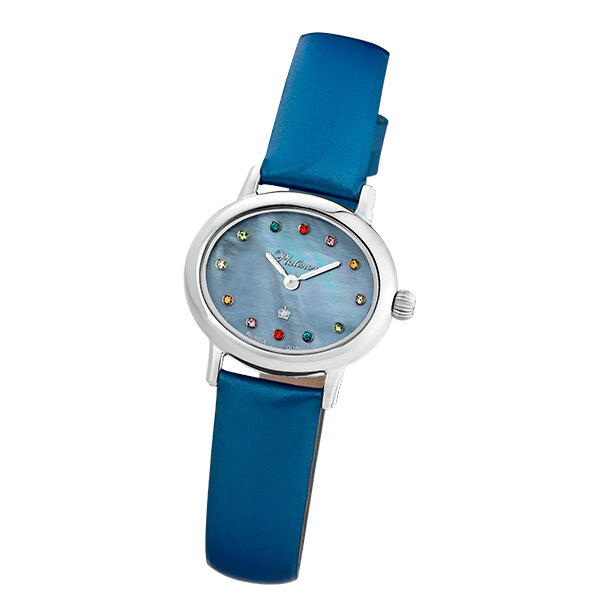 Женские серебряные часы «Аврора» 74100.625