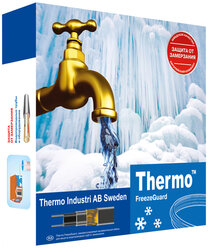 Греющий кабель для труб THERMO FreezeGuard 15м 25Вт/м, наружный