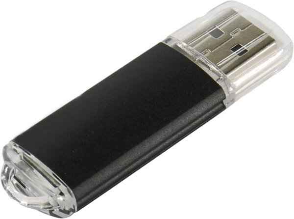 Внешний накопитель 4Gb USB Drive Smartbuy V-Cut Black (SB4GBVC-K)