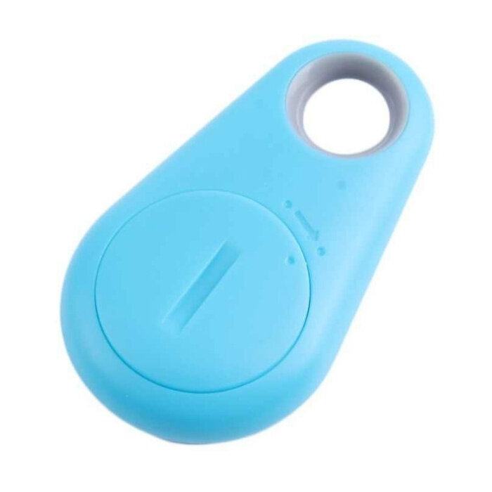 iTag bluetooth трекер метка брелок локатор антипотеряшка со звуком для поиска ключей телефона детей и др Голубой