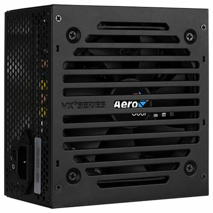 Блок питания Aerocool 450W Retail VX PLUS 450 ATX v2.3 Haswell, fan 12cm, 500mm cable, power cord, 20+4P, 4+4P, PCIe 6+2P x1, PATA x2, SATA x2, FDD