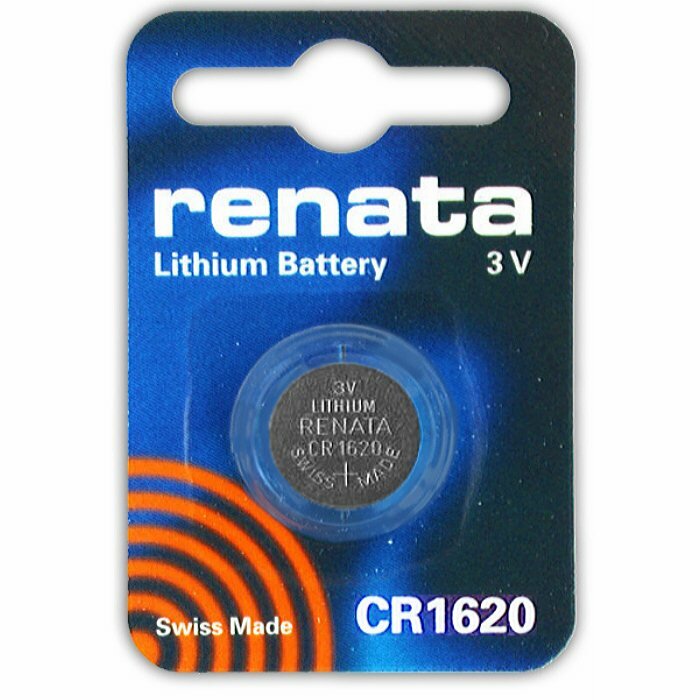 Батарейка CR1620 3В литиевая Renata в блистере 1шт.