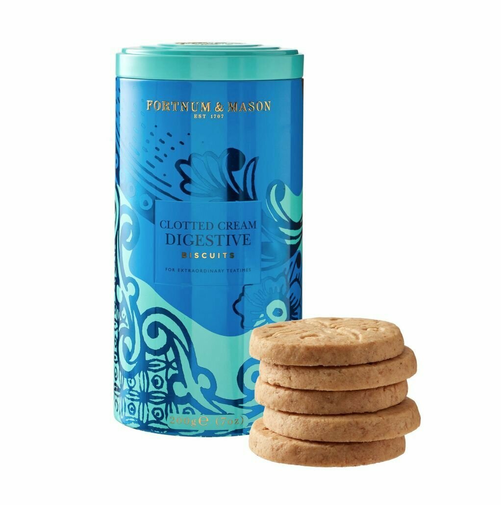 Набор печенья Fortnum & Mason Piccadilly Clotted Cream Digestive Biscuits, 2 шт, 400 г - фотография № 2