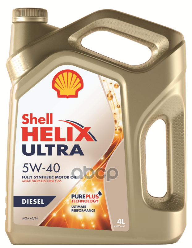 Shell Масло Моторное Синтетическое Helix Diesel Ultra 5w-40, 4л