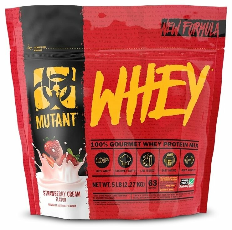 Mutant Mutant Whey, 2270 г (Клубника)