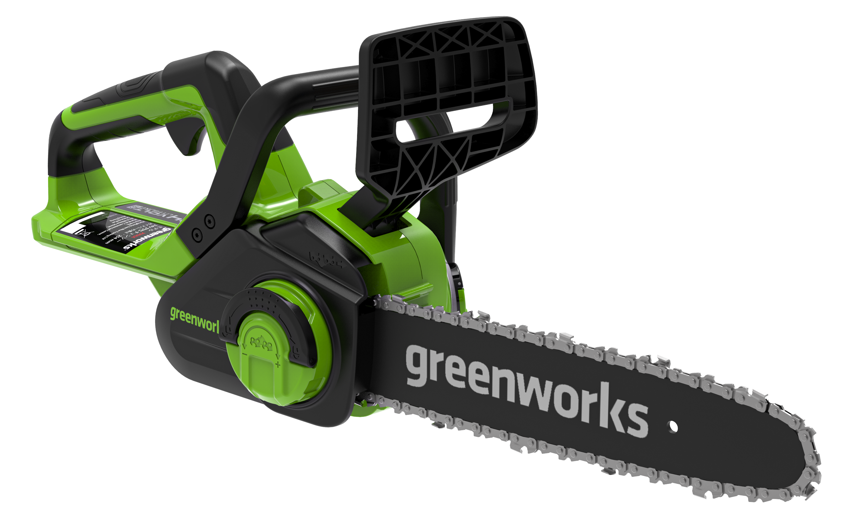 Цепная пила аккумуляторная Greenworks Арт. 2007007, 24V, 30см, бесщеточная, без АКБ и ЗУ - фотография № 4