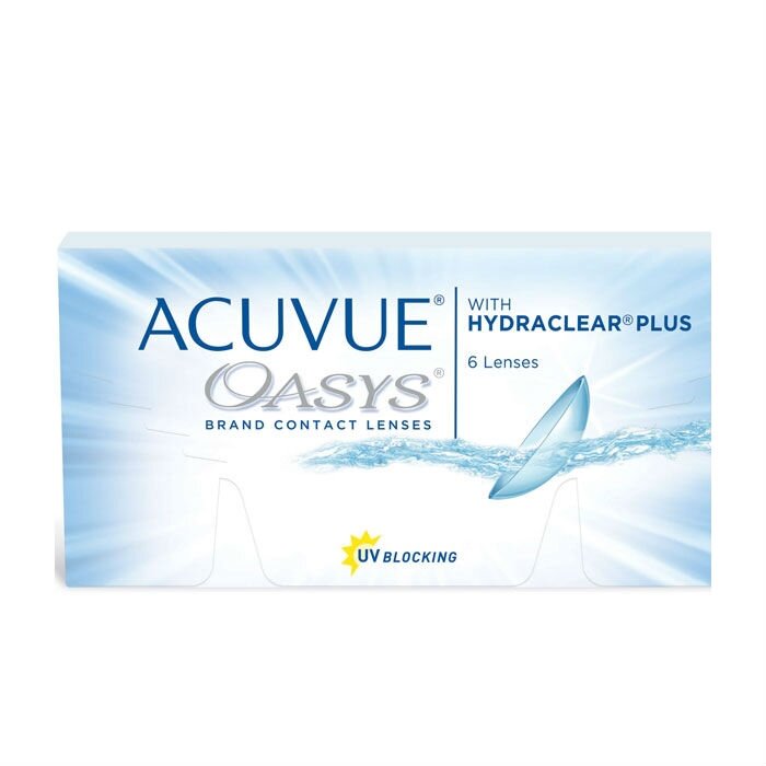 Контактные линзы Acuvue Oasys with Hydraclear Plus, -5.50 / 8.4 / 14.0 6шт.