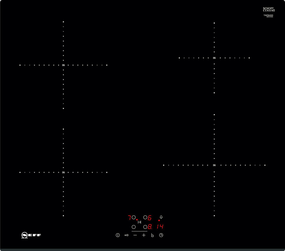 Индукционная варочная панель Neff T36FB40X0