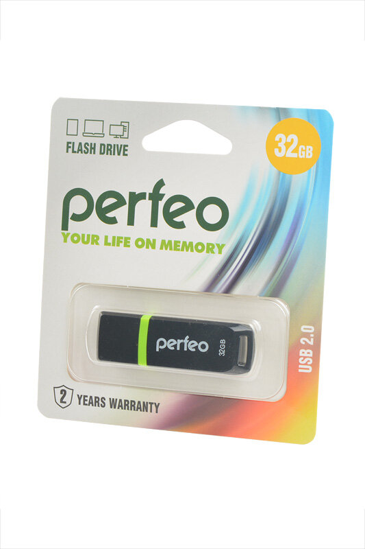 Perfeo USB флешка 32ГБ Perfeo PF-C11B032 Black