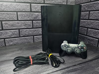 Игровая приставка Sony PlayStation 3 Super Slim 500 ГБ HDD, без игр, черный