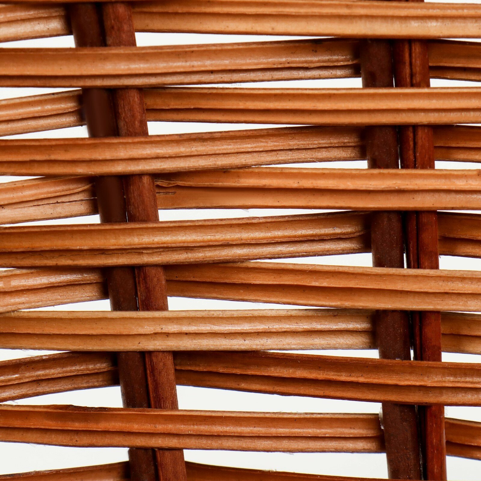 Корзина плетеная, 35х28х12/37 см, бамбук, лоза микс - фотография № 6