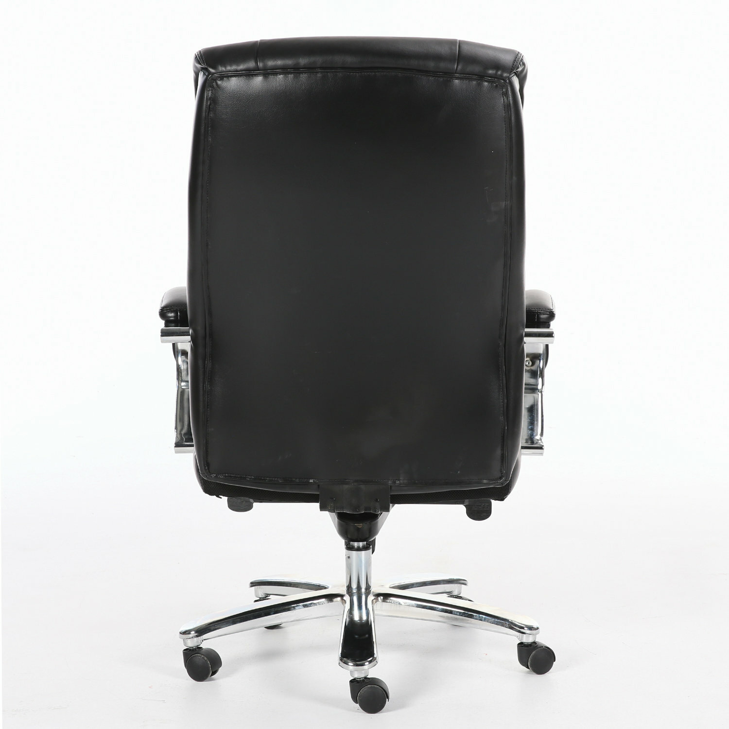 Кресло офисное BRABIX PREMIUM "Direct EX-580", хром, рециклированная кожа, черное, 531824 - фотография № 8