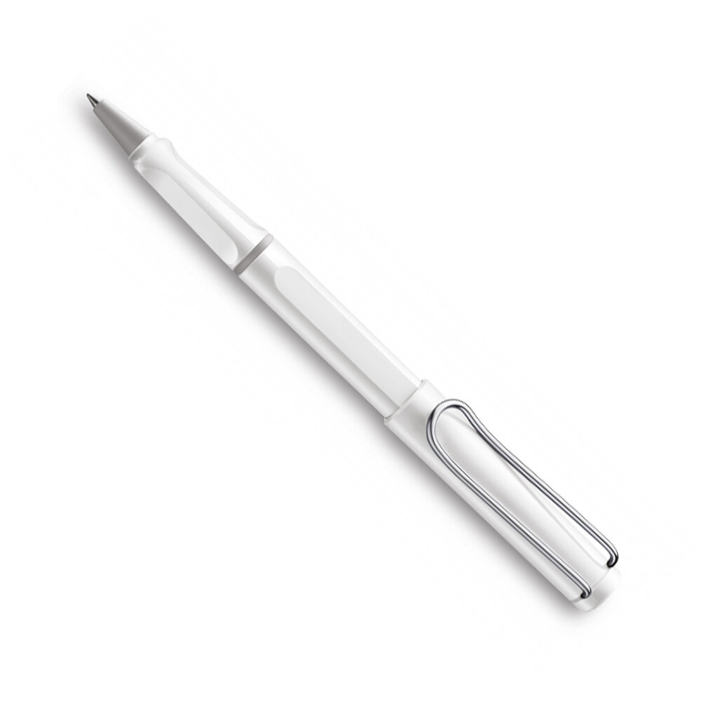 Lamy Чернильный роллер Лами 319 "Safari", Белый, M63, синий стержень