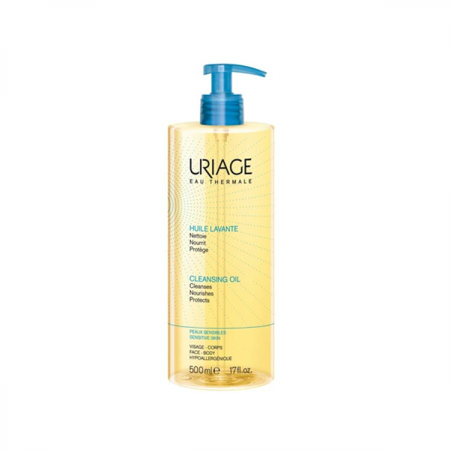 Очищающее пенящееся масло Uriage Cleansing Oil, 500 мл, для чувствительной кожи