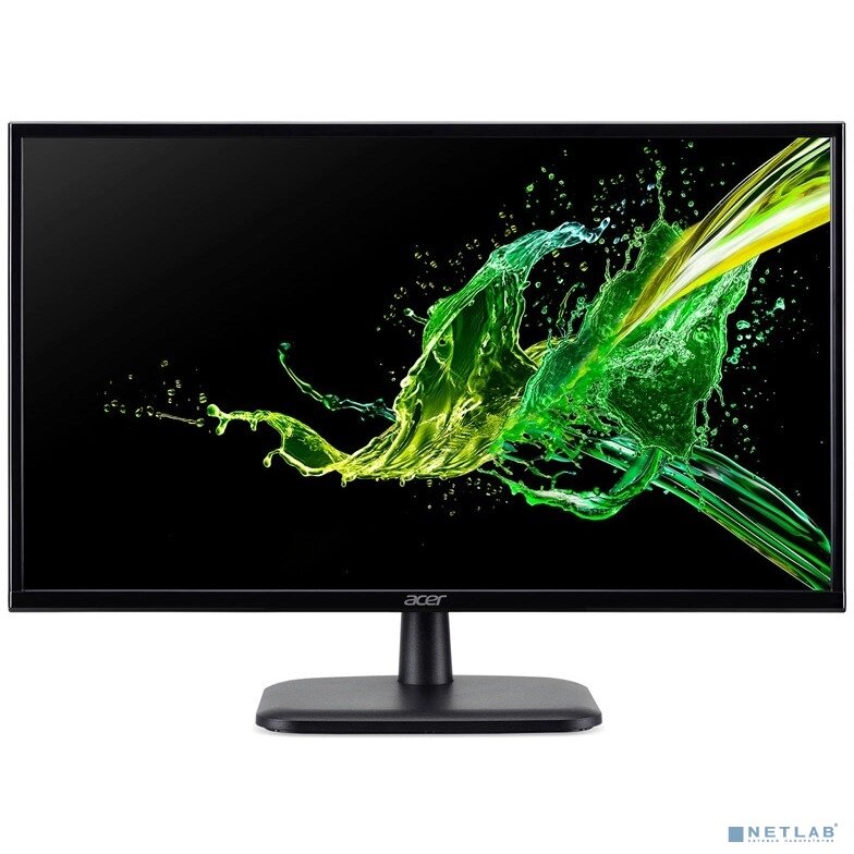 ACER Монитор LCD Acer 23.8 EK240YCbi Черный VA 1920x1080 75hz 5ms 250cd 5000:1 178/178 D-Sub HDMI AudioOut FreeSync VESAUM.QE0EE.C01 чёрный