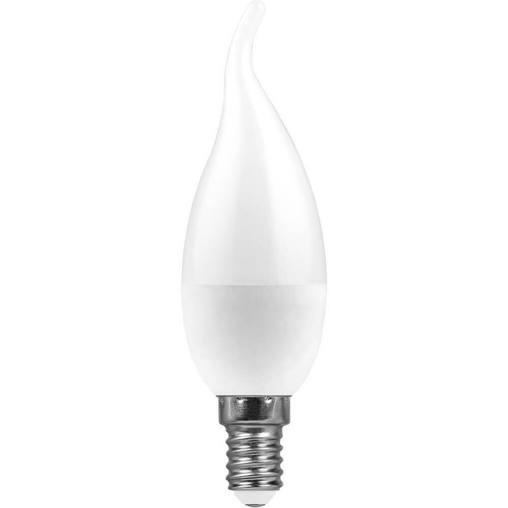 Feron (10 шт.) Лампа светодиодная Feron E14 11W 6400K Свеча Матовая LB-770 25952