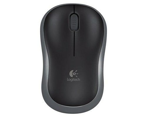 Мышь Logitech M185 темно серая, радио