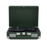 Виниловый проигрыватель CROSLEY CRUISER PLUS [CR8005F-OS4] Green Ostrich c двухсторонним Bluetooth - изображение