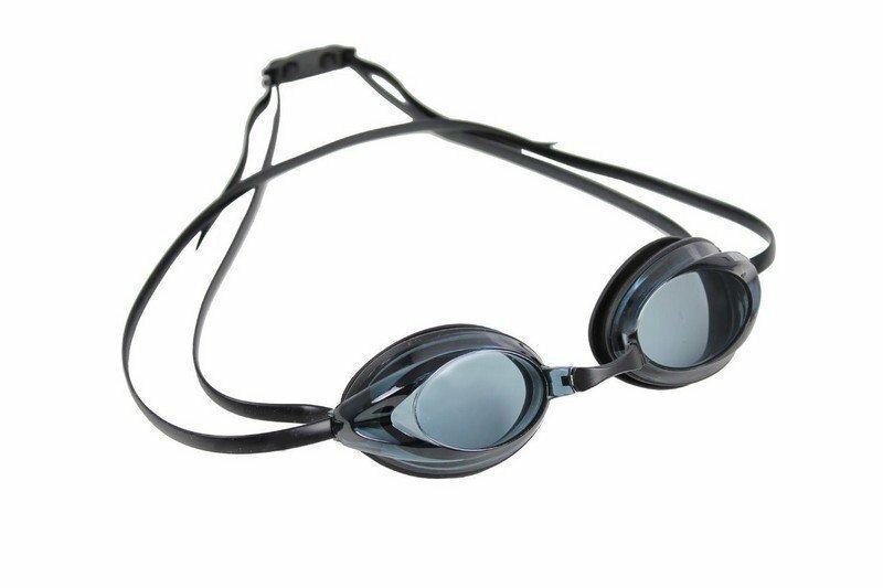Очки для плавания серия "Спорт" черные, цвет линзы - серый SF 0396 BRADEX