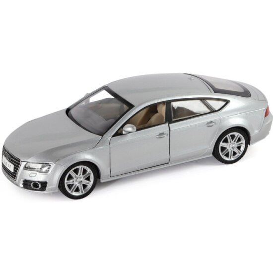 Масштабная модель автопанорама JB1251020 Audi A7, 1:24, серебряный