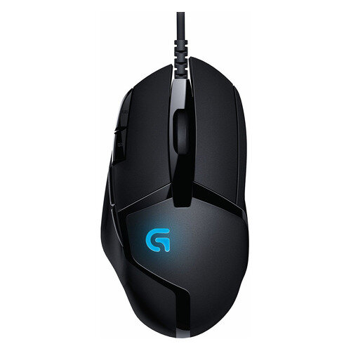 Мышь Logitech G402, игровая, оптическая, проводная, USB, черный [910-004067]