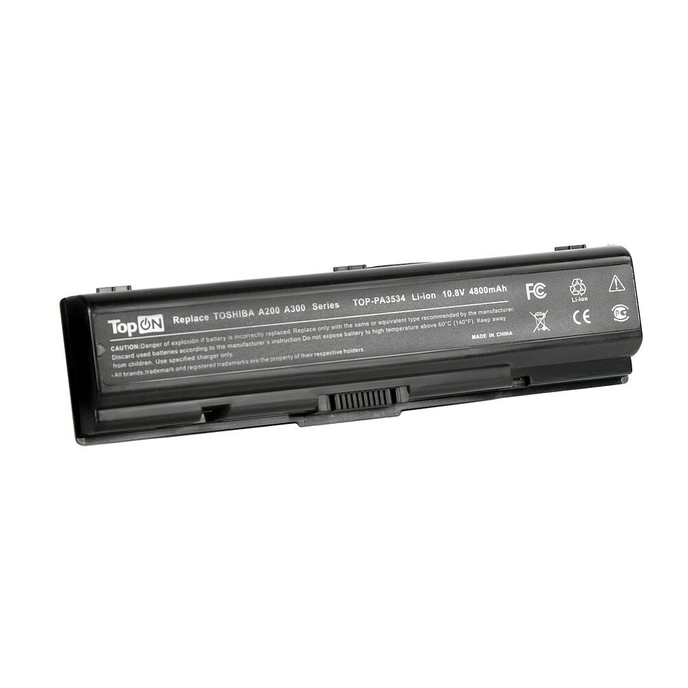 Аккумуляторная батарея TopON для ноутбука Toshiba Equium L300 10.8V (4400mAh)