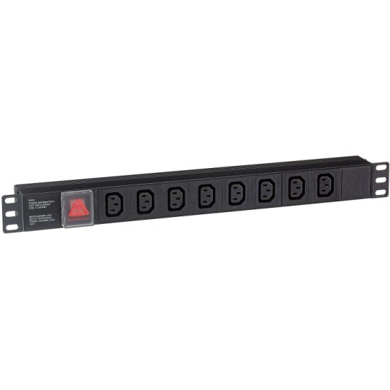 Блок розеток Exegate ServerPro PDU-19H808 8шт 1U