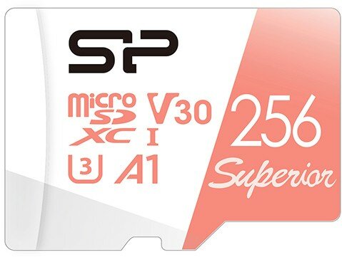 Карта памяти 256Gb MicroSD Silicon Power Superio A1 (SP256GBSTXDV3V20)