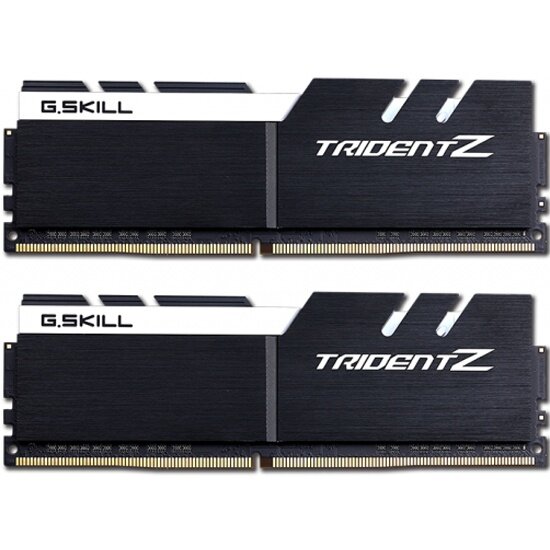 Оперативная память G.skill DDR4 32Gb (2x16Gb) 3600MHz pc-28800 TRIDENT Z BLACK-WHITE (F4-3600C17D-32GTZKW)