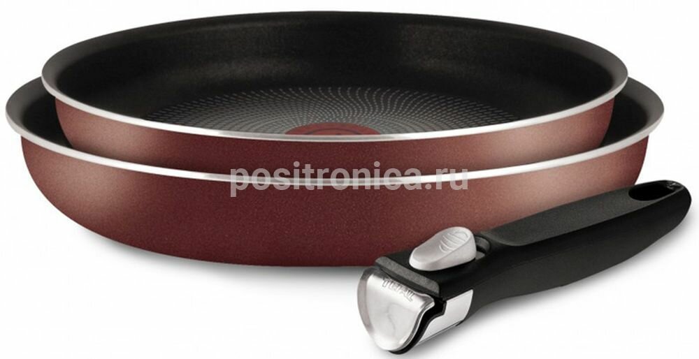 Набор сковород Tefal Ingenio Red 04175820, 3 предмета (9100024805)