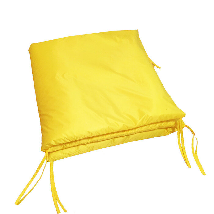 Подушка-матрас водоотталкивающий, цвет жёлтый размер 195х63х3,5 см, оксфорд, полиэстер 100%, синтетическое волокно - фотография № 3
