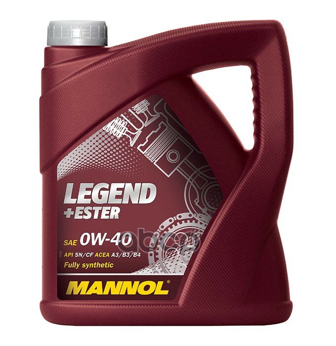 MANNOL Масло Моторное Legend Ester 0w40 4 Л.