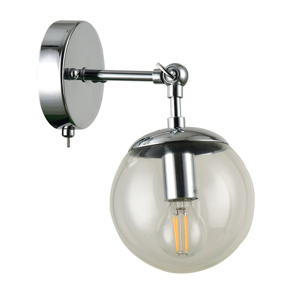 Настенное бра Arte Lamp Bolla A1664AP-1CC, E14, кол-во ламп:1шт., Хром