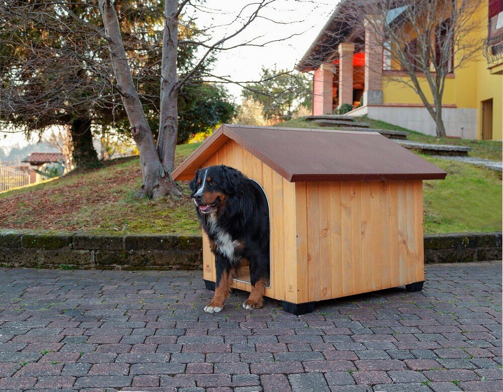 Будка для собак Ferplast Domus Maxi (деревянная) 111,5х132х103,5 см. - фотография № 3