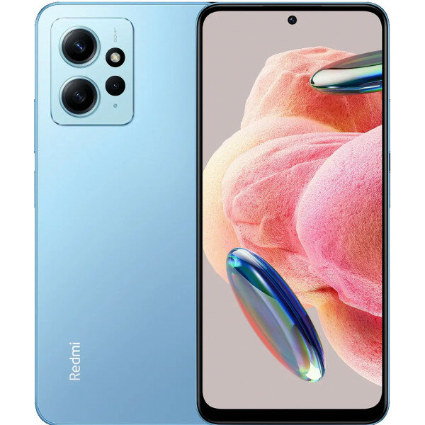 Смартфон Xiaomi Redmi Note 12 4G 4/128 ГБ Global, Dual nano SIM, Ice Blue