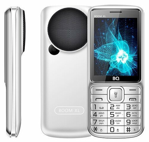 Мобильный телефон BQ 2810 BOOM XL, серебристый