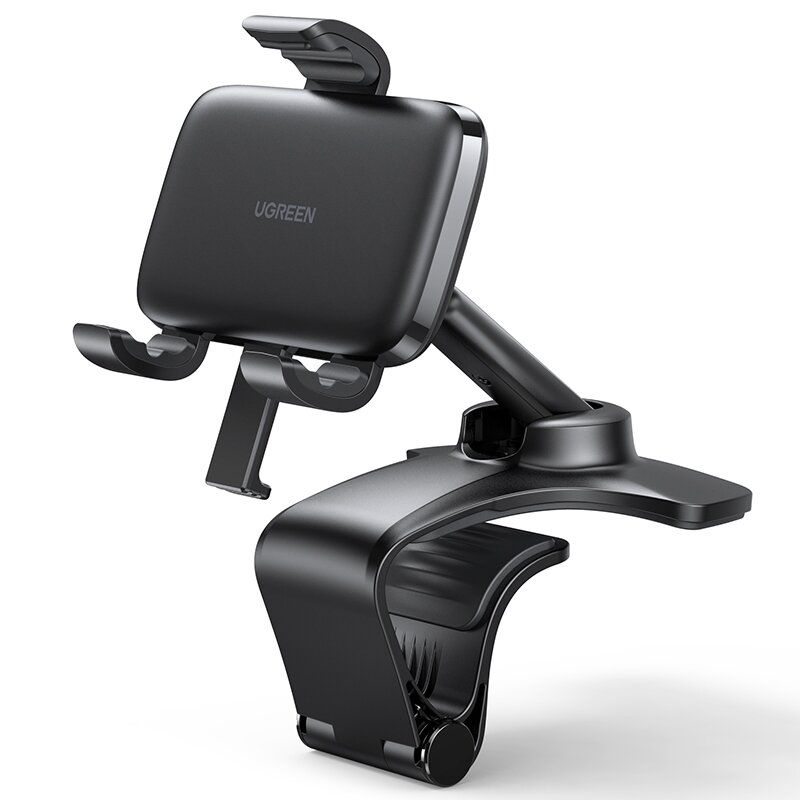 Держатель для телефона автомобильный UGREEN LP369 (80902) Foldable Dashboard Phone Holder на приборную панель. Цвет: черный