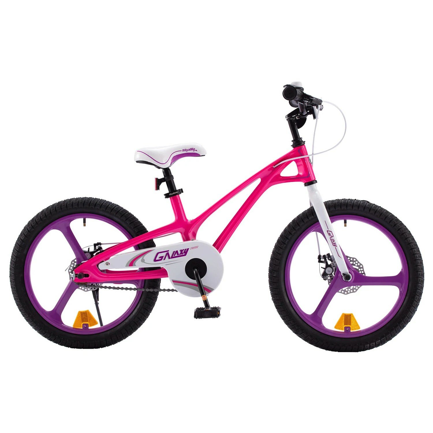 Детский велосипед Royal-baby Royal Baby Galaxy Fleet 18, год 2022, цвет Розовый-Фиолетовый