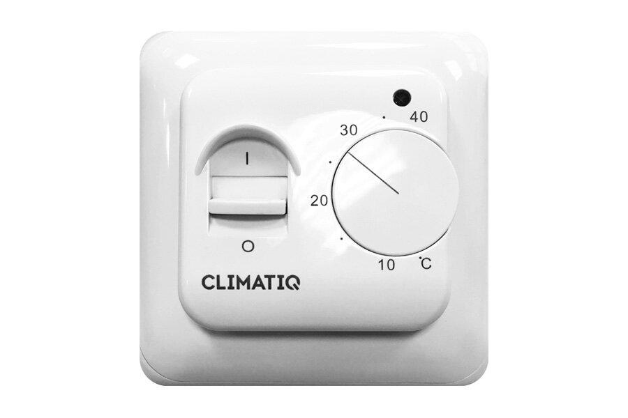 Терморегулятор Climatiq BT белый, накладной, механическое управление - фотография № 3