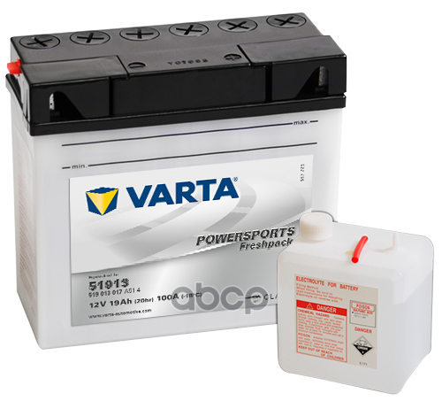 Аккумуляторная Батарея Varta арт. 519013017