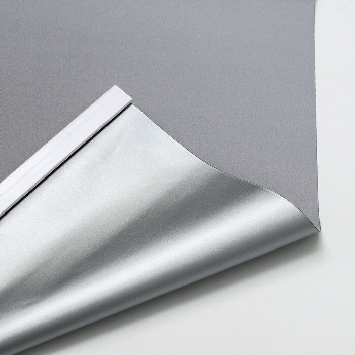 Штора рулонная «Механика. Блэкаут», 90×180 см (с учётом креплений 3,5 см), цвет серый - фотография № 4