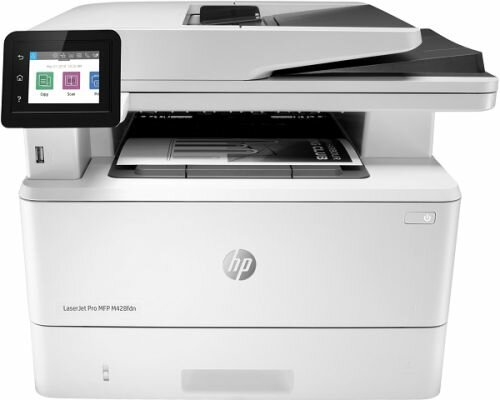 МФУ HP LaserJet Pro M428fdn W1A32A A4, 1200dpi, 38ppm, 512Mb+512Mb flash, Pr/Scan(1200x1200)/Copier/Fax, 2лотка(250+100л), ДАПД(29ppm) на 50л, Двухсто