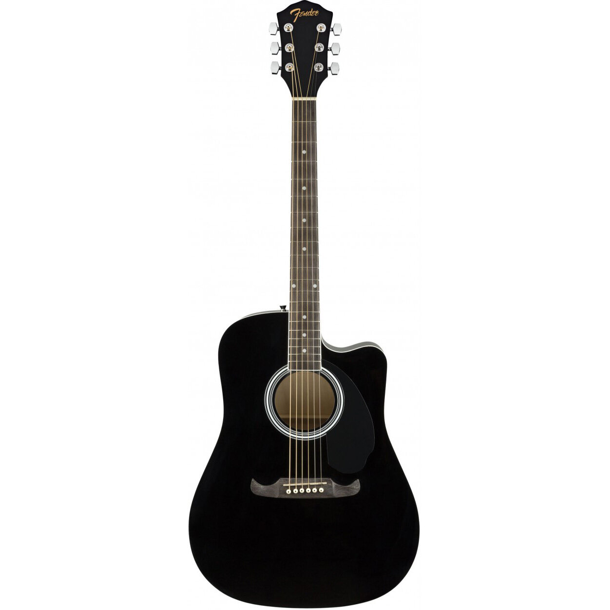 Fender FA-125CE Dreadnought, Black  